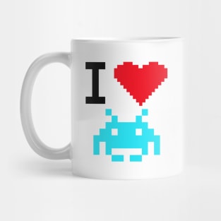 I LOVE SPACE INVADERS Mug